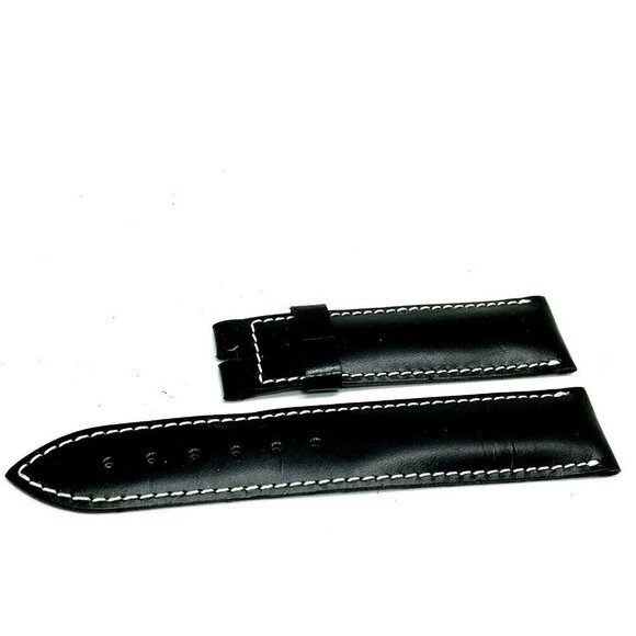 David Yurman Watch 20/M Replacement Band Black Leather 20mm 360160684 - Picture 4 of 7